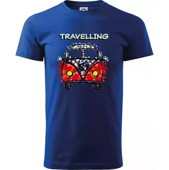 Traveling kreslene auto (lulu_art) - Triko extra velké (5-8XL) - 7XL ( Královská modrá )