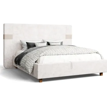 Postel Čalouněná postel Palladium Frame Storage, Natural, 180x200 cm