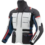 Bunda na motorku Rebelhorn CUBBY V modrá, bílá, červená 4XL