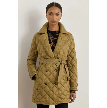 Dámský kabát Kabát Lauren Ralph Lauren hnědá barva, 297979514 88X, vel. L