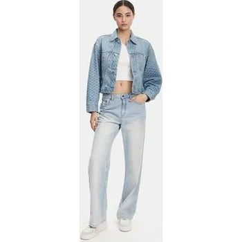 Calvin Klein Jeans Jeansová bunda LV047C782G Modrá Oversize XS