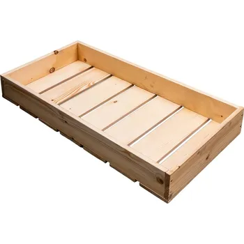 Úložný box Mobler Dřevěná bedýnka na víno, 78x38x10 cm