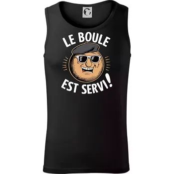 Le boule est servi! - Tílko pánské Core - S ( Černá )