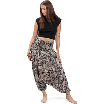 Harémové kalhoty / Sultánky ZARI tmavě modrá I.