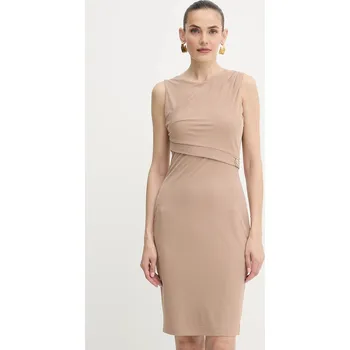 Dámské šaty Šaty Guess PRISCA W5YK27.KAQL2 béžová 80X, vel. XS