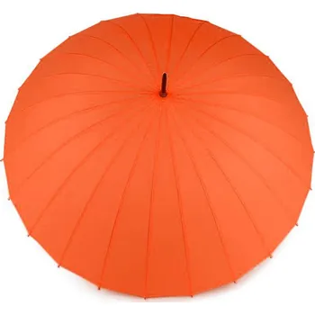 Deštník Dámský deštník kouzelný s květy oranžová 1 ks