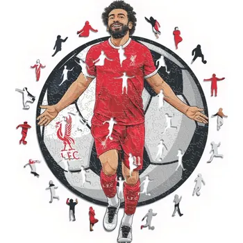 Liverpool FC Dřevěné puzzle Mohamed Salah, Liverpool FC, 270 ks