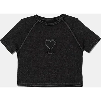 Dětská móda Dětské tričko Guess J5YI06.K8HM4.9BYA černá 99X, vel. 158-166