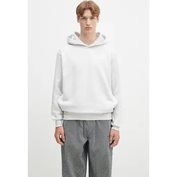 Pánská mikina Mikina Alpha Industries Studio Edition Hoodie pánská, šedá barva, s kapucí, melanžová, 156335.752, XXL, 09X