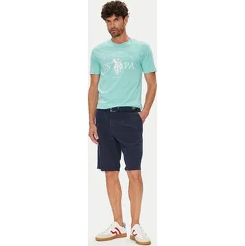 Pánské tričko U.S. Polo Assn. T-Shirt MUP4203 Modrá Regular Fit L