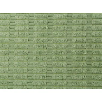 Dekorační látka s 3D plyšovou strukturou zelenkavá 1 m