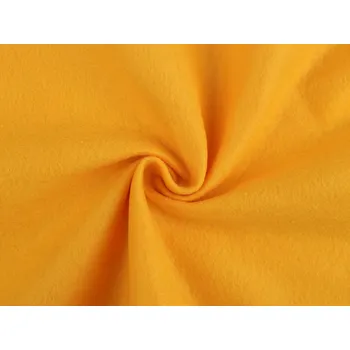 Filc / plsť metráž tloušťka 1,4 mm žlutá žloutková 1 m