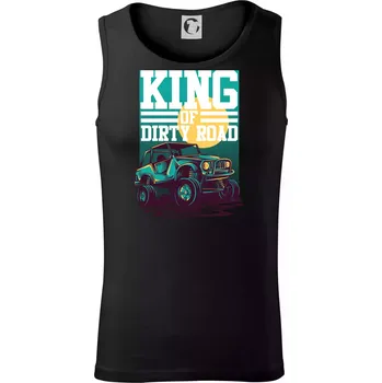 Pánské termoprádlo King of dirty road - Tílko pánské Core - L ( Černá )