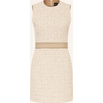 Dámské šaty Boss Dámské Pouzdrové Šaty Diarias Z Tvídu, béžová / krémová, 42