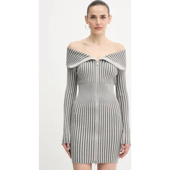 Dámské šaty Šaty Guess KATHRYN W5YK28.Z30I2 šedá 90X, vel. S