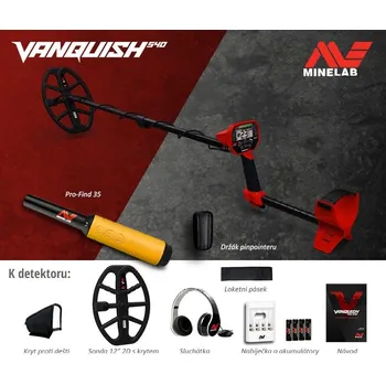 Detektor kovů Minelab VANQUISH 540 pinpointer set