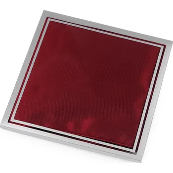 Saténový kapesníček do saka v krabičce bordó sv. 1 ks