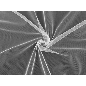 Tyl oděvní / dekorační šíře 305 cm bílá 1 m