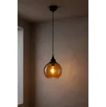 Opviq Gold 020 – závěsná lampa černozlatá