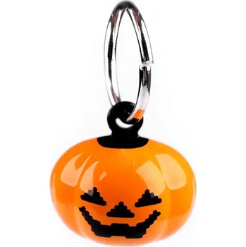 Přívěsek s rolničkou zvířátka, dýně oranžová 10 ks