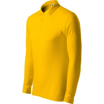 Pánské tričko MALFINI PIQUE POLO LS 221 pánská polokošile Barva: žlutá, Velikost: 3XL