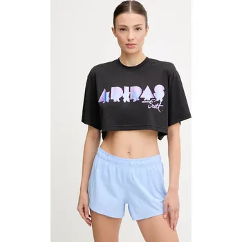 Dámské tričko Tréninkové tričko adidas Performance PRIDE JL7613 černá 99X, vel. M