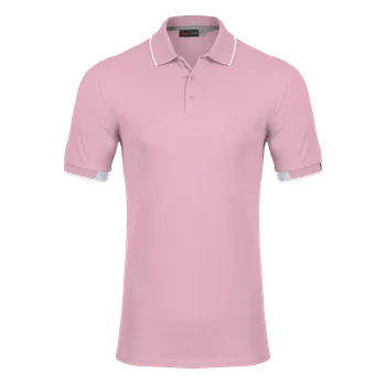 Kjus Men Stan Polo S/S M/50, Pink Salt, pánské