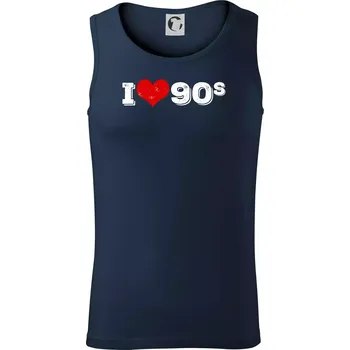 I love 90s - Tílko pánské Core - 2XL ( Námořní modrá (velmi tmavá - téměř černá) )
