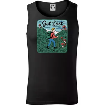 Pánské termoprádlo Marihuana - Get lost - Tílko pánské Core - XL ( Černá )