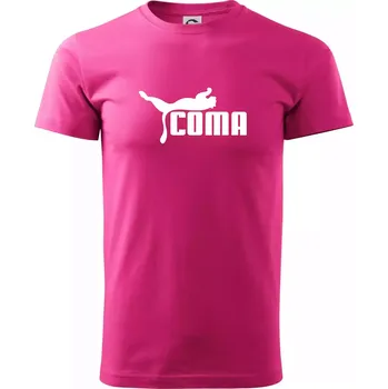 Pánská móda Coma parodie - Klasické pánské triko vyšší gramáže - 2XL ( Purpurová )