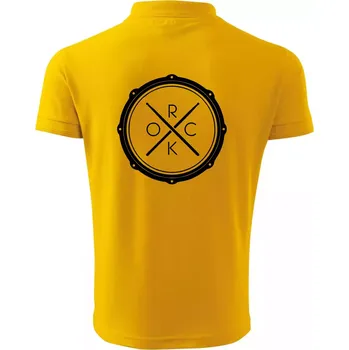 Pánská košile Paličky bicí ROCK - Polokošile pánská Pique Polo 203 - S ( Žlutá )