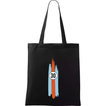 Vintage Race 30 - Taška bavlněná - 42 x 38 cm ( Černá )