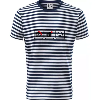 Pánské oblečení Turbodiesel úsměv - Triko na vodu - M ( Prouhovaná )