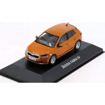 autíčko Škoda Fabia IV 2021 1:43 - Kaleidoskop slavných vozů časopis s modelem #111 - Automodels.cz Škoda Fabia- kovový model auta 1/43