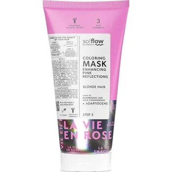 Vlasová regenerace so!flow Coloring Mask Blonde Hair intenzivní barvicí maska odstín Pink 200 ml