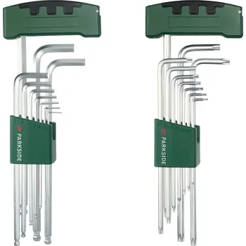 Klíč PARKSIDE® Sada inbusových klíčů / Sada klíčů pro vnitřní profily, 11dílná