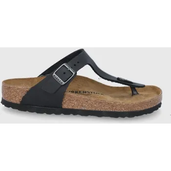 Dámské žabky Nubukové žabky Birkenstock Gizeh, 36, černá, 99X