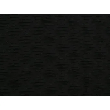 Úplet sportovní / plavkovina strukturovaná s průřezy černá 1 m