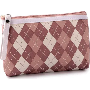 Kosmetická taška Kosmetická taška / pouzdro omyvatelné 14x20 cm béžová tm. 1 ks