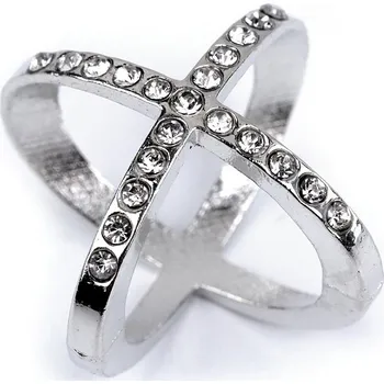 Spona / průvlek na šátek platina 2 ks