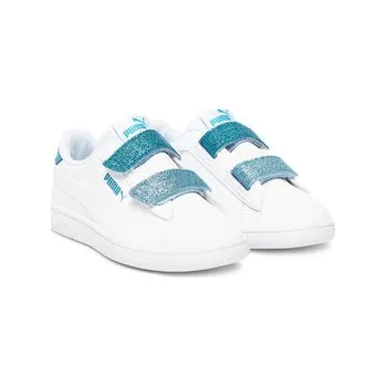 Dámské tenisky Puma Sneakersy Smash 3.0 L Glitter Velcro V Ps 395609 08 Bílá 35