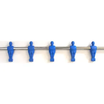 Náhradní tyč Sardi pro stolní fotbaly, 5 modrých hráčů