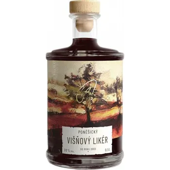 Likér Lihovar Poněšice Višňový likér 30 % 0,5 l
