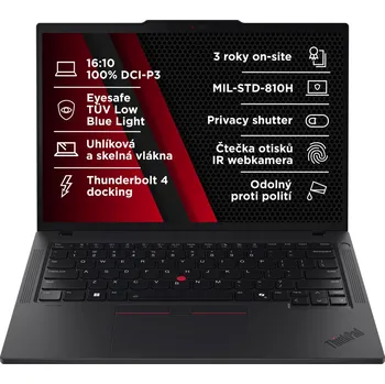 Notebook Lenovo ThinkPad P14s G6 Ryzen AI 7 PRO 350/64GB/2TB SSD/14" OLED 2.8K Touch/Win11 Pro/ 3YR Premier/černá