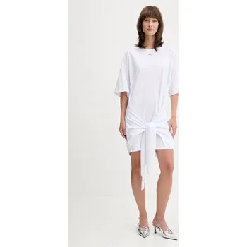 Dámské šaty Šaty Diesel D-EIVOR bílá barva, mini, oversize, A19232.0NIAX 00X, vel. XS