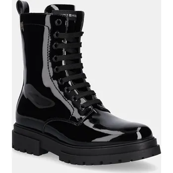 Dámské kozačky Dětské boty Tommy Hilfiger T4A5.34025.35.40 černá 99X, EUR 40