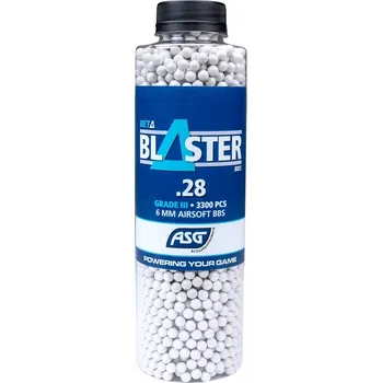 Airsoftová kulička ASG ASG kuličky BETA Blaster 0,28g, 3300 BBs - Bílá
