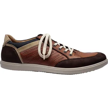 Pánské polobotky Vycházková obuv, Jomos, 1928, šíře H, kombi: Hnědá Nubuk, velur (semiš) 34,4 51 H - rozšířená (11242-11246)