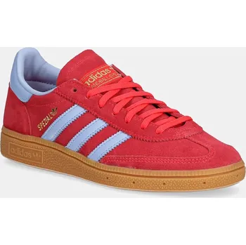 Dámské tenisky Semišové tenisky adidas Originals Handball Spezial JR3607 červená 33X, EUR 40 2/3