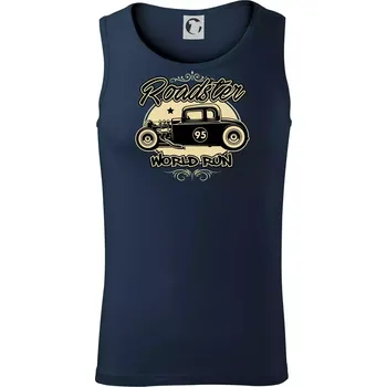 Roadster car - Tílko pánské Core - XL ( Námořní modrá (velmi tmavá - téměř černá) )